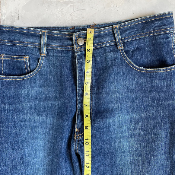 Vintage 80s Jordache Horse Logo Jeans High Waist sz 34 L Straight Leg Hong Kong - Picture 9 of 11